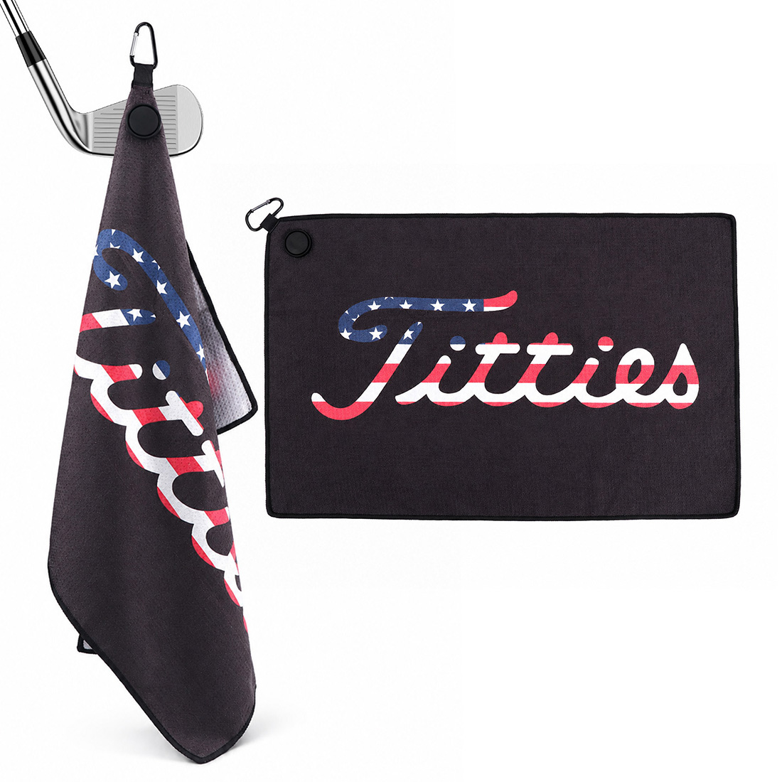 Golf Equipment Bag - Serviette de golf magnétique avec drapeau