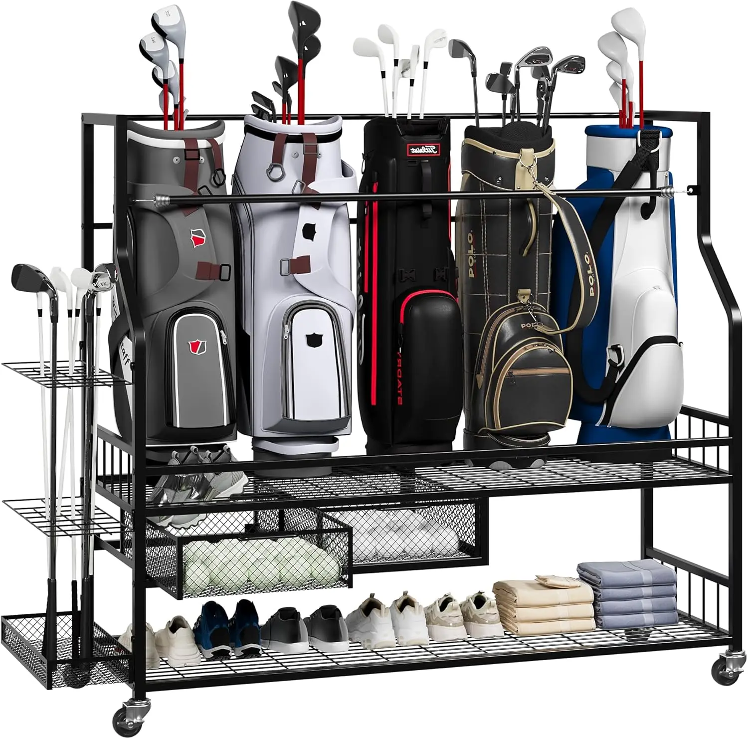 Étagère de rangement multifonc - Golf Equipment Garage Organizer avis et prix