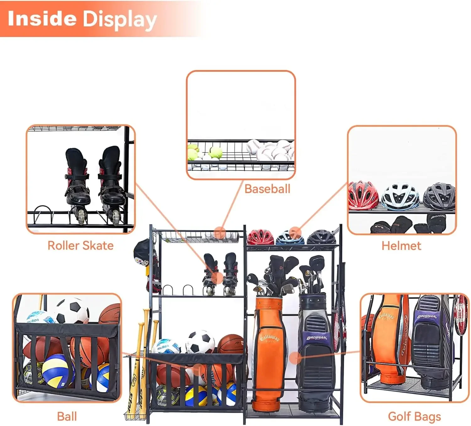 Organisateur d'équipement spor - Golf Equipment Garage Organizer avis et prix